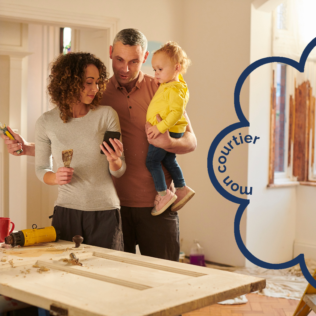 courtier immobilier Fontainebleau - famille travaux